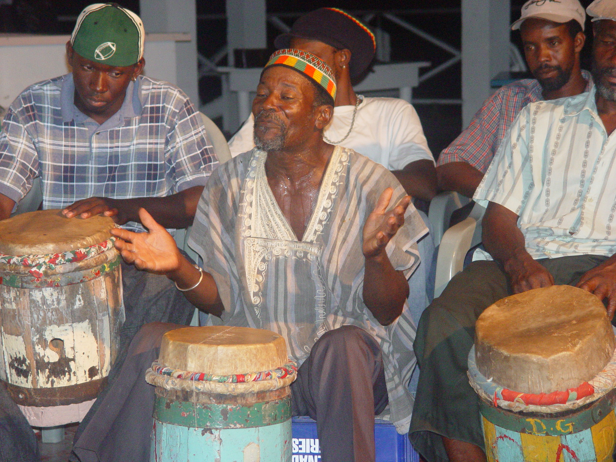 Winston Fleary drumming